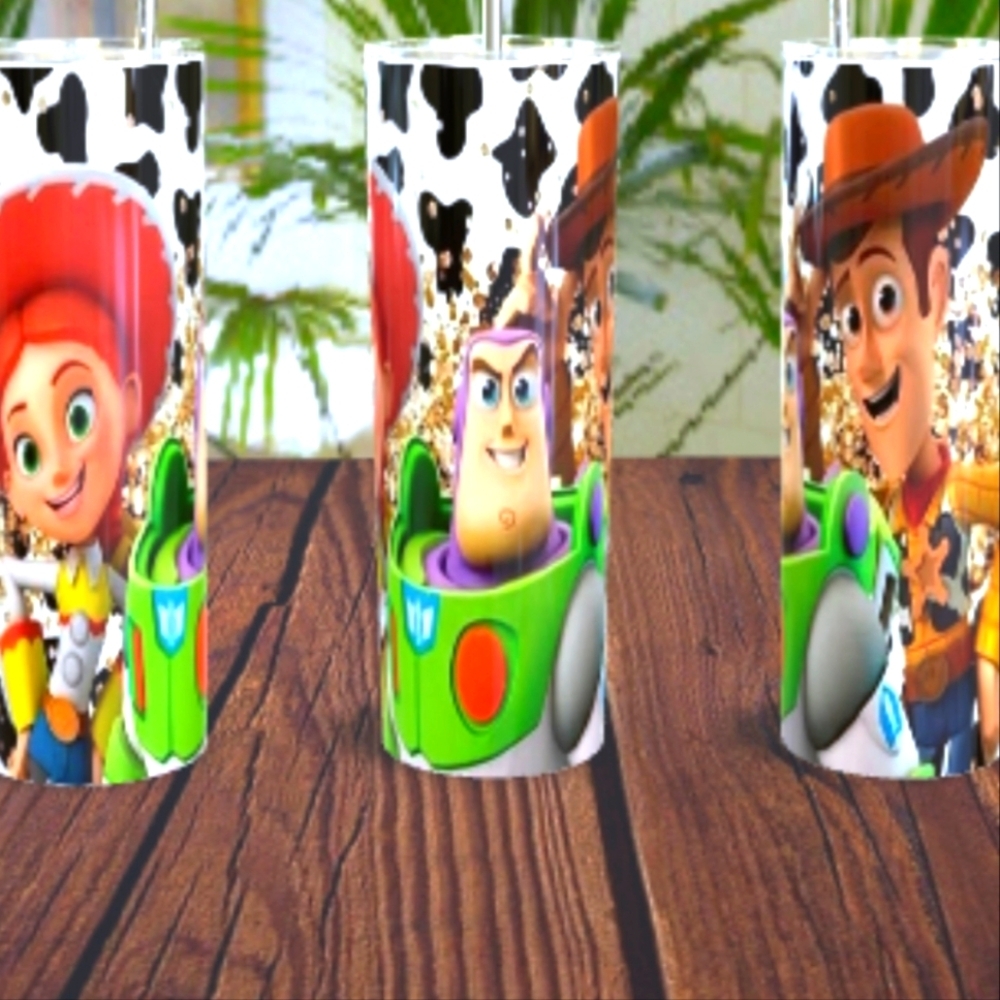 Vibrant Toy Story Character Tumbler